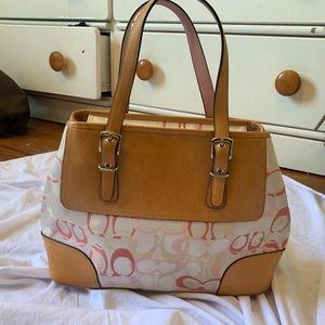 Vintage Pink Coach Bag